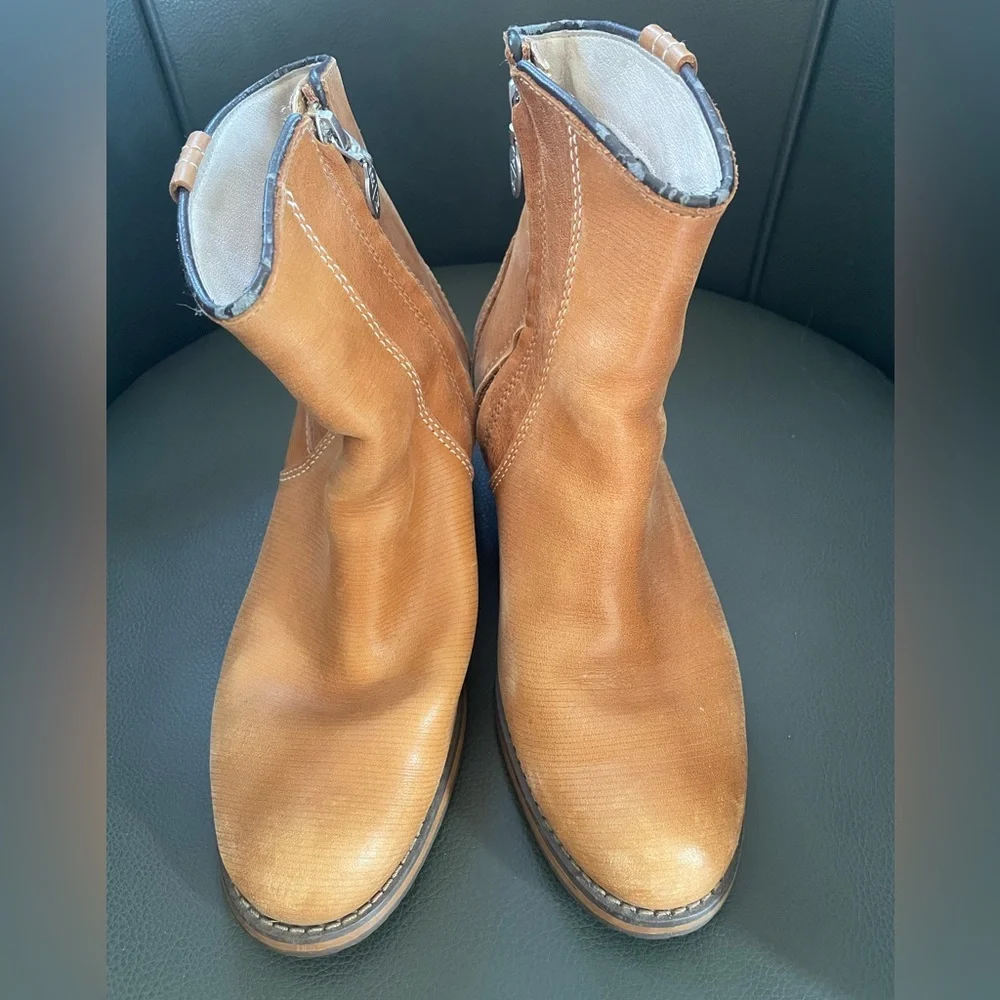 Red Wing Inez Leather Zip Up Ankle Boots Size 6.5 - Picture 5 of 10